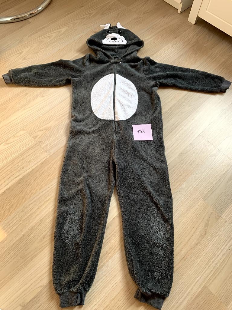 Lekkere zachte grijze Onesie, Primark, maat 152, Jongen of Meisje, Ophalen of Verzenden, Primark, Overige typen