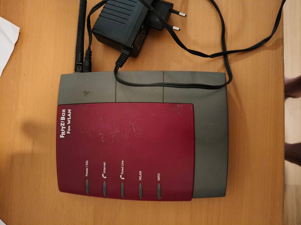 Fritz!Box Fon WLAN 7170 Router, Computers en Software, Routers en Modems, Gebruikt, Router, Ophalen of Verzenden
