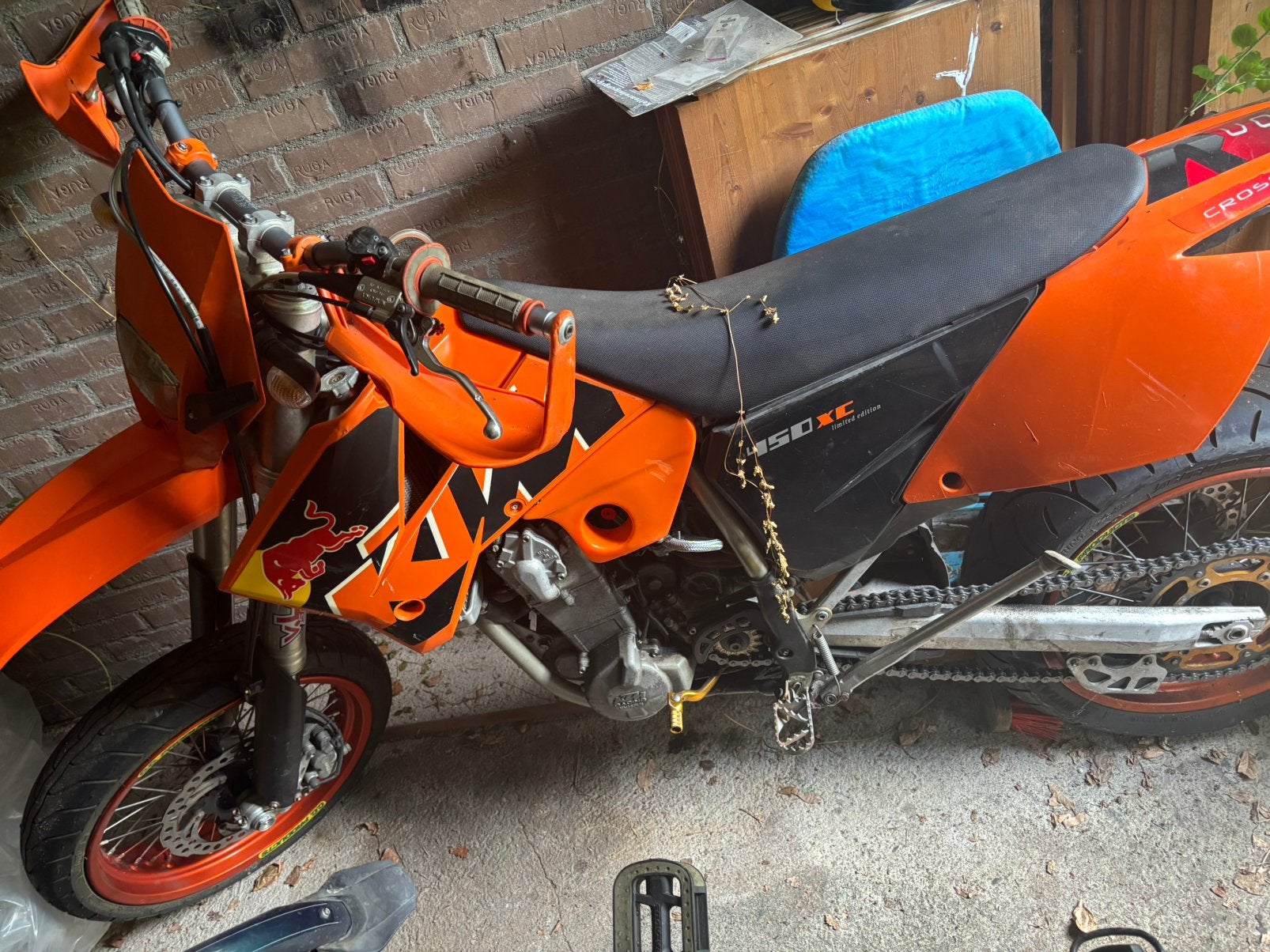 KTM 450 EXC 2005 Supermoto + Crosswielen | Rebuild/project, Ophalen of Verzenden, Gebruikt, Overige merken