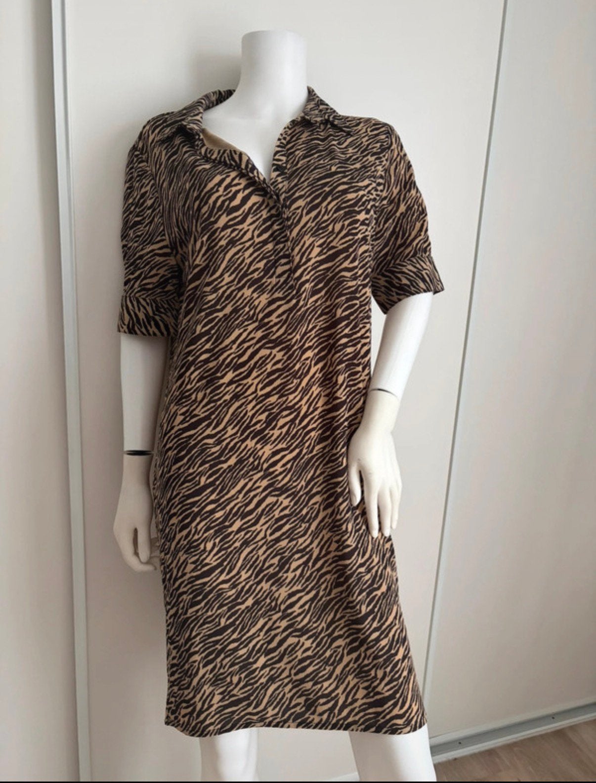 Goosecraft jurk jurkje maat s zebraprint, Goosecraft, Zwart, Ophalen of Verzenden, Zo goed als nieuw
