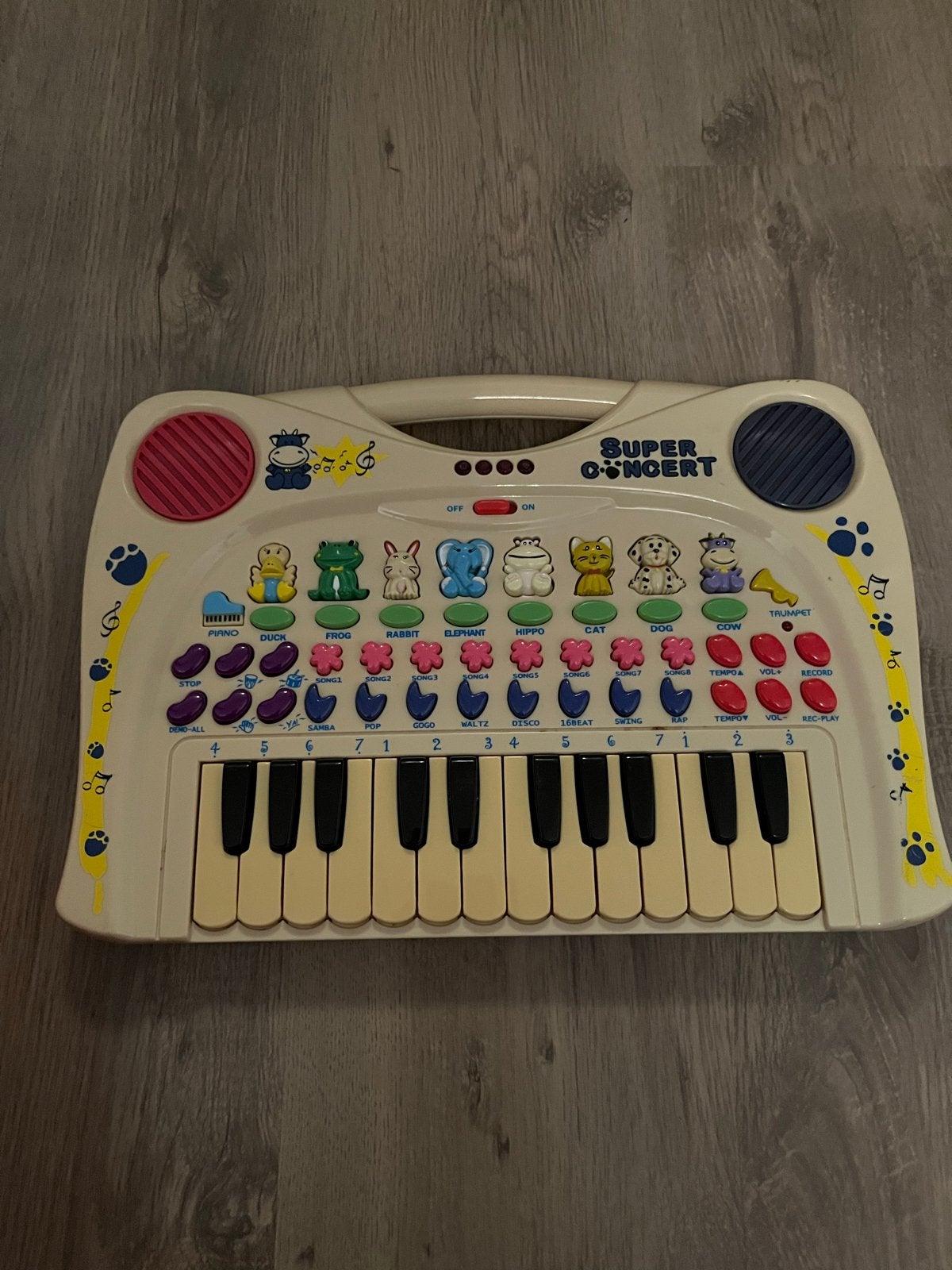 Super Concert Kinderkeyboard met Dieren en Geluiden, Ophalen of Verzenden, Gebruikt, Overige typen, Met geluid