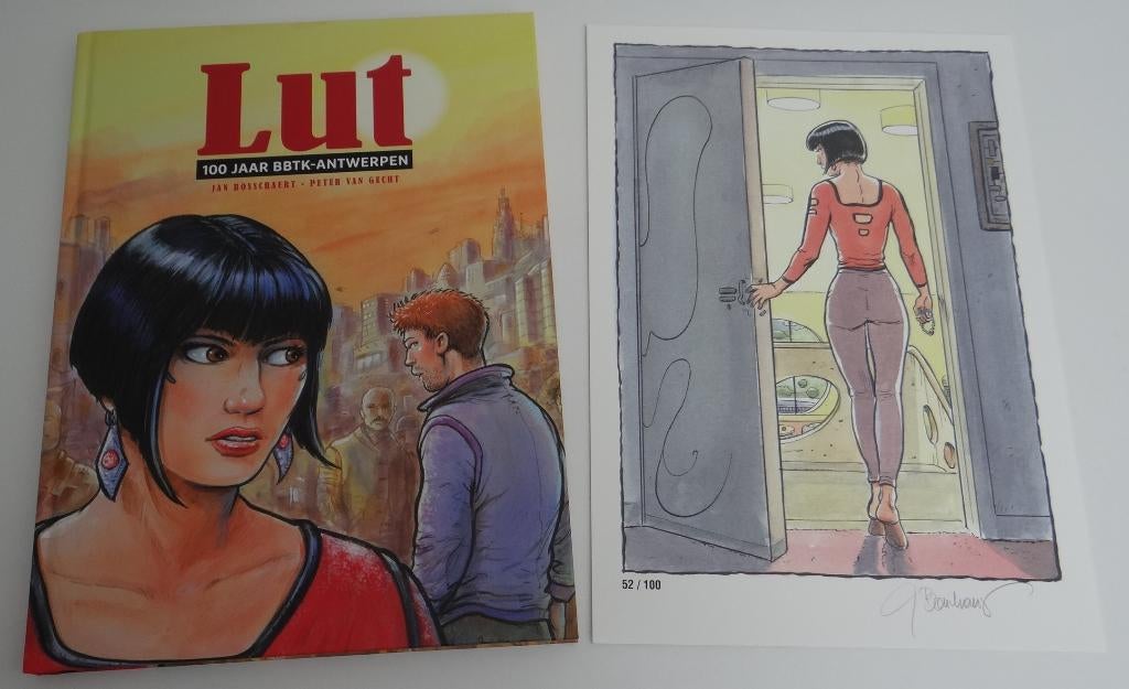 Jan Bosschaert - Lut - Hardcover + gen/gesign prent - Nieuw, Eén stripboek, Ophalen of Verzenden, Nieuw