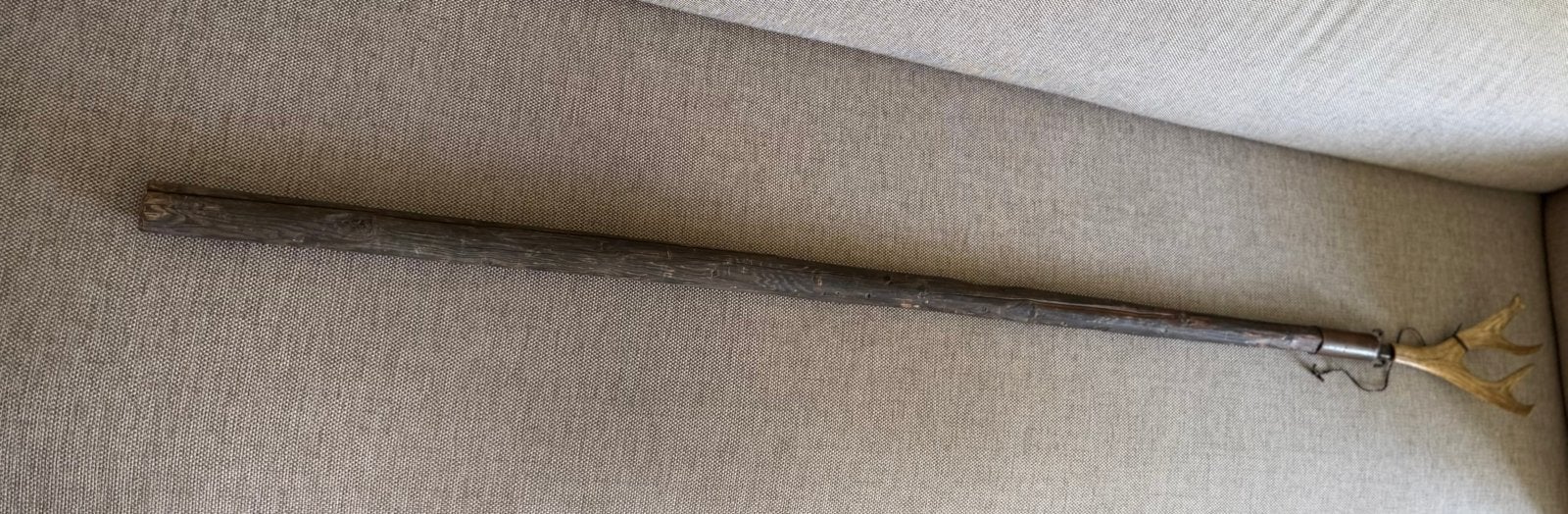 Wandelstok met gewei jachtstok, Ophalen of Verzenden, Zo goed als nieuw