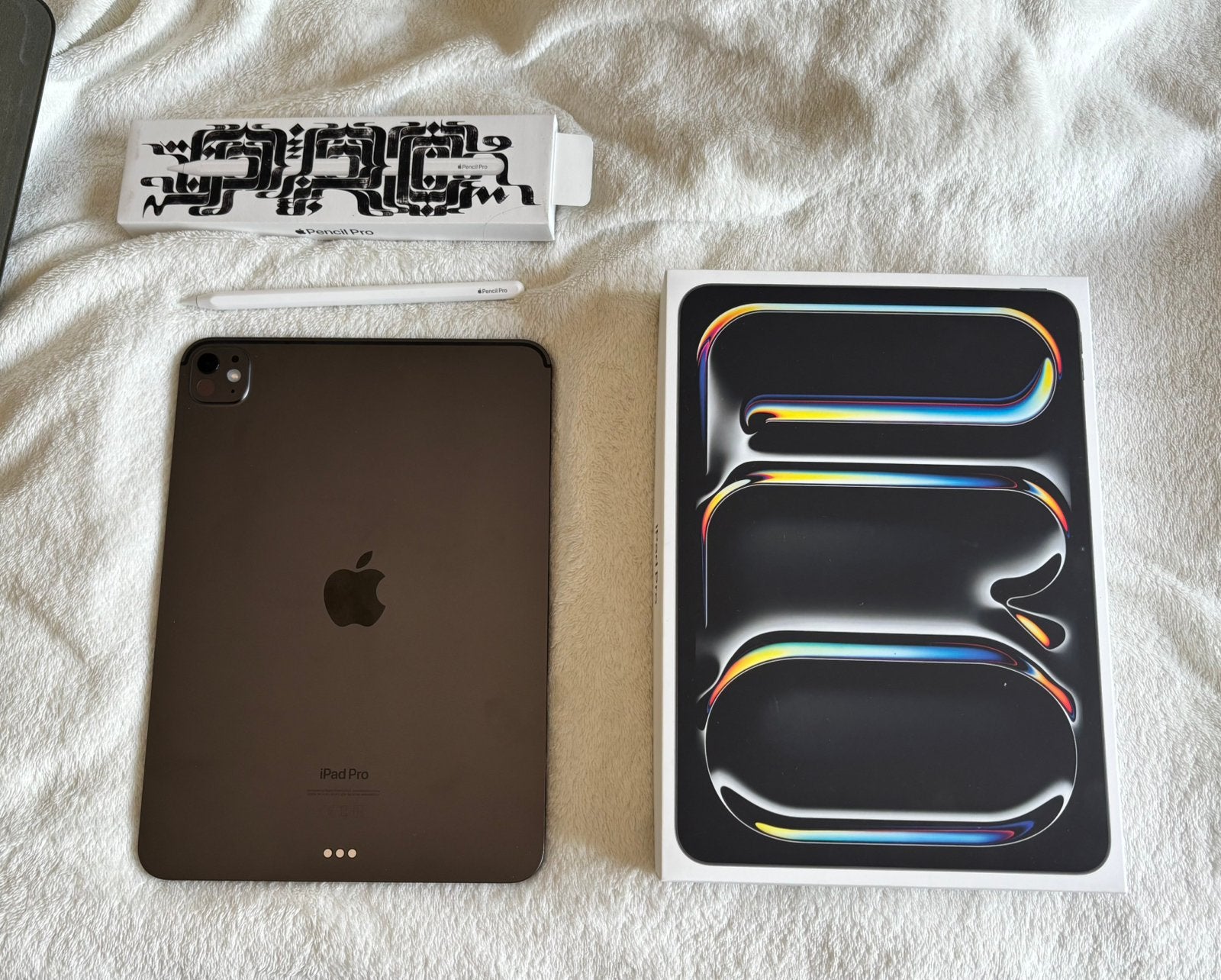 11-inch iPad Pro 2024 M4, 256 GB + Apple Pencil Pro, Ophalen, Apple iPad, Zwart, 11 inch