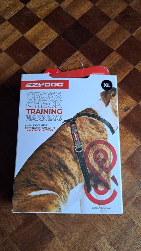 Zeer nette Ezydog kruisharnas en halsband, Ophalen of Verzenden, Zo goed als nieuw, Hondenriem