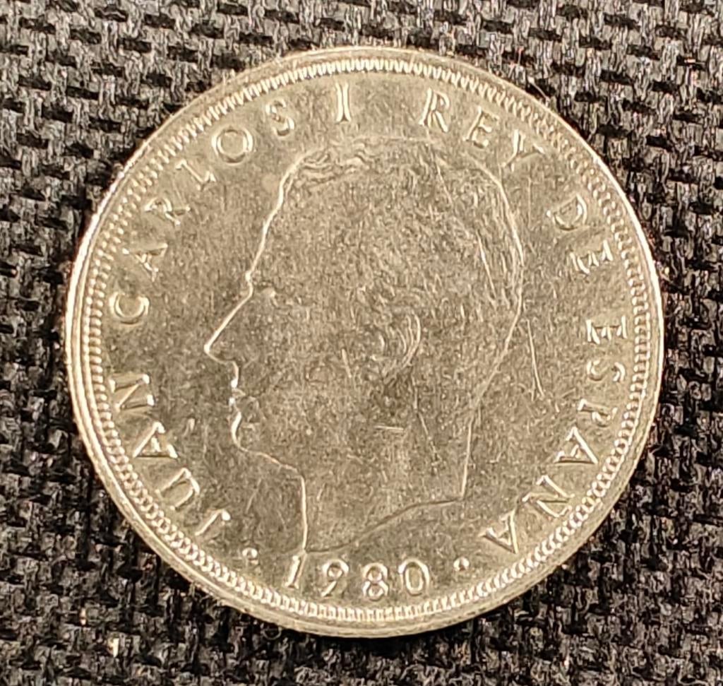 5 Spaanse Pesetas munt uit 1980, Ophalen, Overige landen