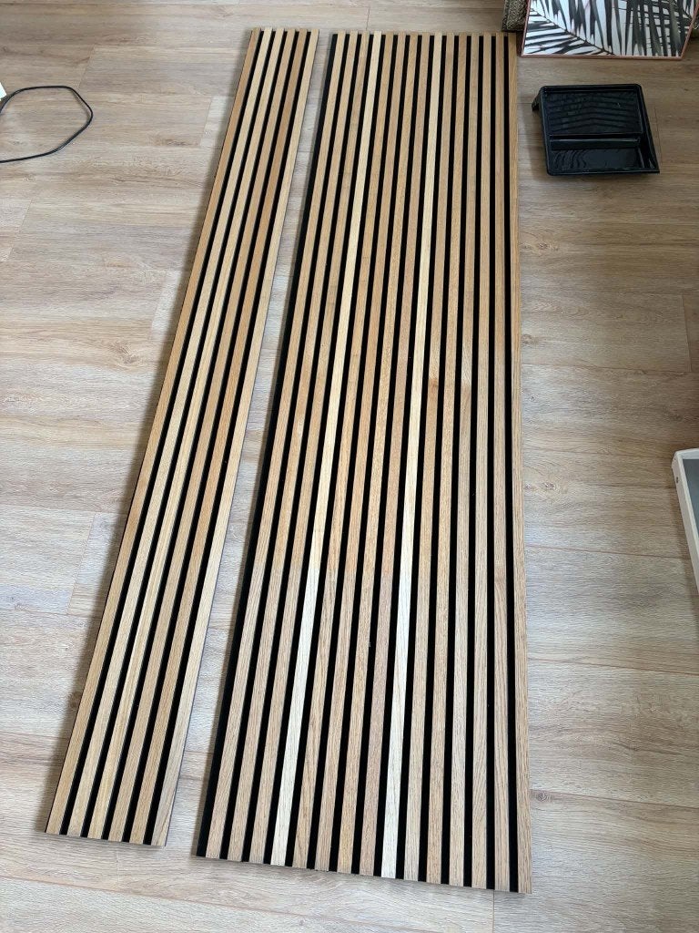 Akoestisch paneel, akupanel, lattenwand 60*244 + 23cm, Ophalen, Zo goed als nieuw, Overige materialen, Minder dan 20 mm