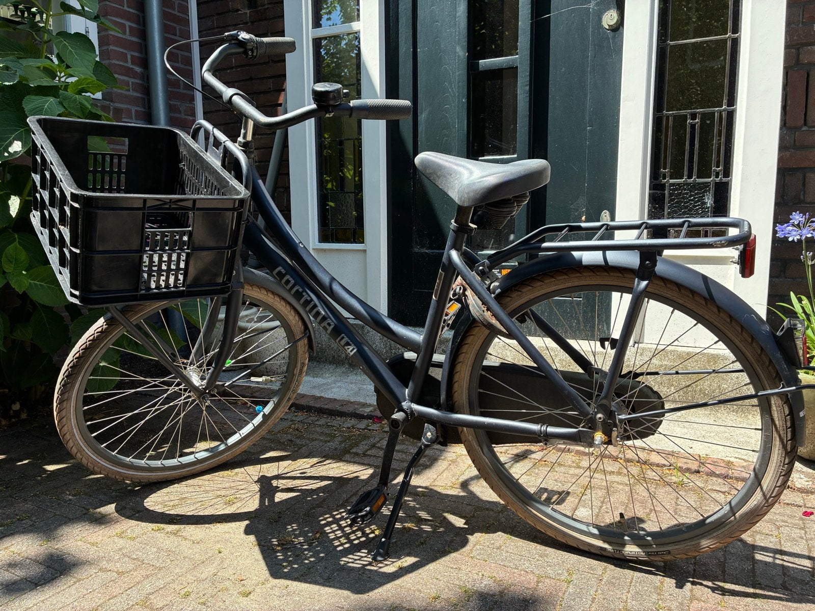Cortina Transportfiets met mand - Gebruikt, Ophalen, Gebruikt, Terugtraprem, 20 inch of meer