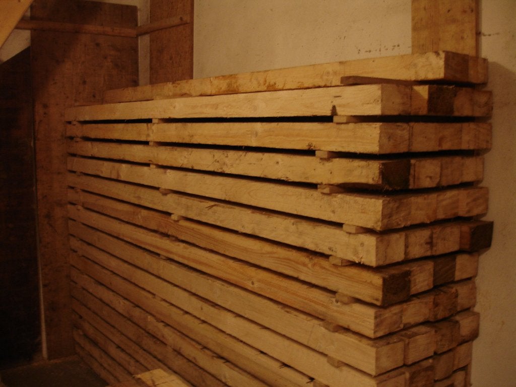 MOOIE BALKEN ZONDER SPIJKERGATEN 6X8X255CM PER STUK € 1,75, Ophalen, Zo goed als nieuw, 250 tot 300 cm, 50 mm of meer