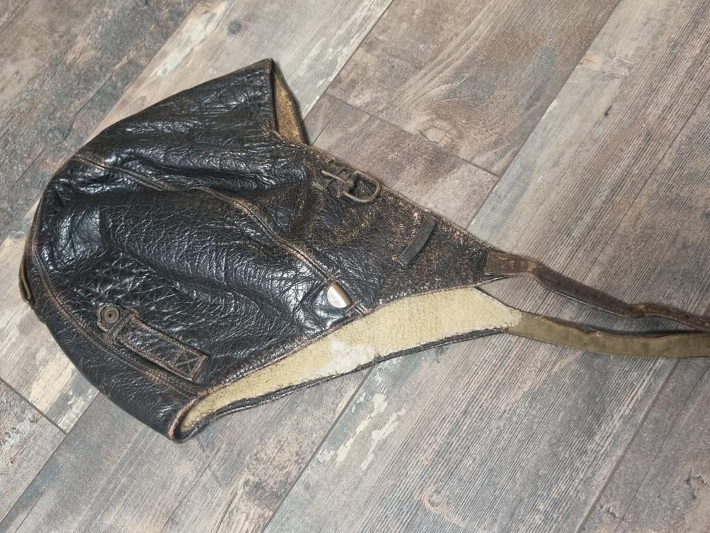 Duits WOII luftwaffe Fliegerhaube winter flieger piloot (7), Ophalen of Verzenden, Luchtmacht, Duitsland