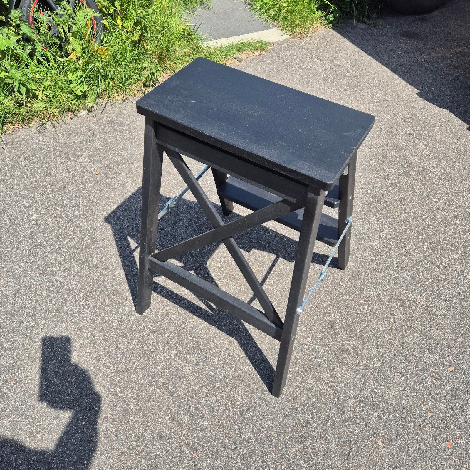 Ikea huishoudtrapje - Handig en compact, Gebruikt, Trap, Ophalen of Verzenden, Opvouwbaar of Inschuifbaar