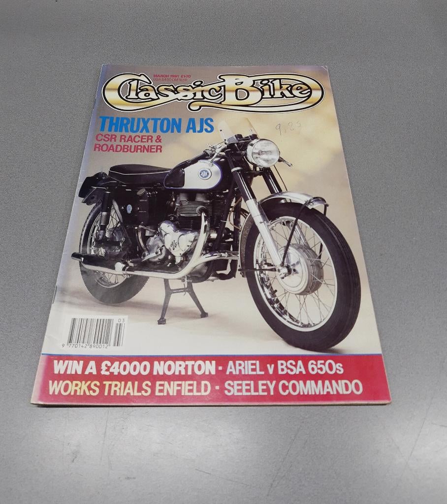 Classic Bike Magazine maart 1991, Verzenden, Gelezen