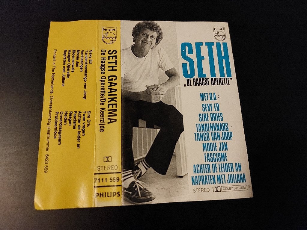 SETH GAAIKEMA - DE HAAGSE OPERETTE - DE KEERZIJDE (MC), 1 bandje, Ophalen of Verzenden, Zo goed als nieuw, Origineel
