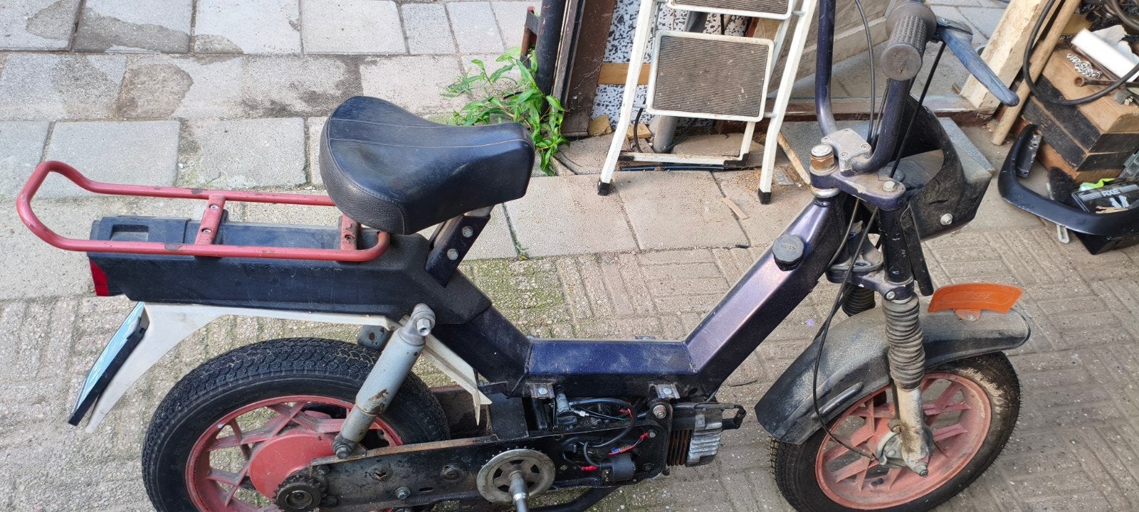 Voor onderdelen of opmaak, Fietsen en Brommers, Ophalen, Gebruikt, Kap, Overige merken