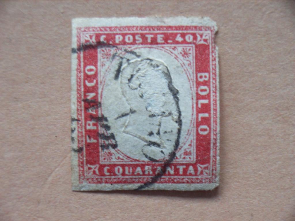 BL   Italie Sardinie 13, Ophalen of Verzenden, Gestempeld