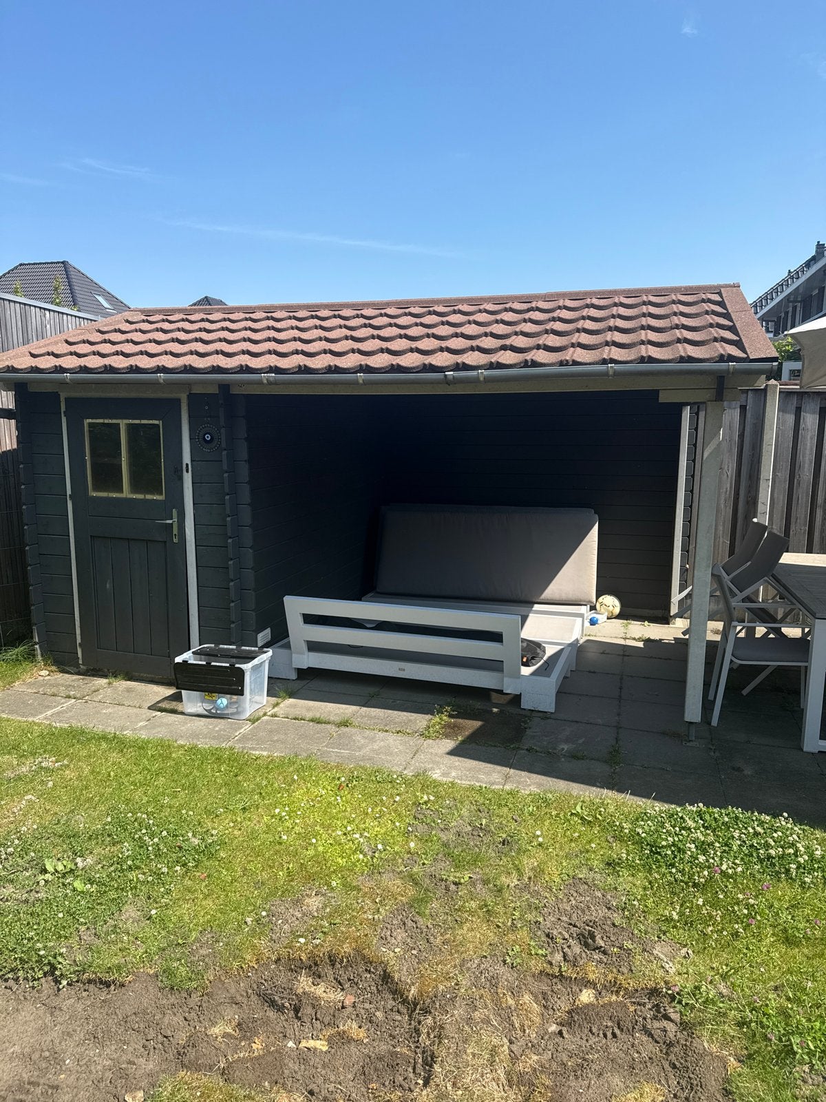 Tuinhuis gratis af te halen., Ophalen, Gebruikt, 250 tot 500 cm, Schuur