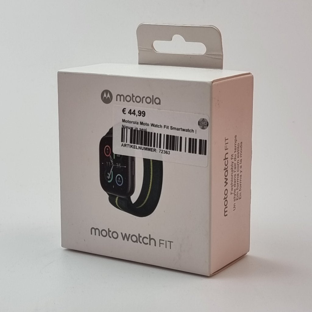 Motorola Moto Watch Fit Smartwatch | Nieuw in seal, Motorola, Nieuw, Support@motorola.com, 222 W. Merchandise Mart Plaza
Suite 1800
Chicago, IL 60654
United States