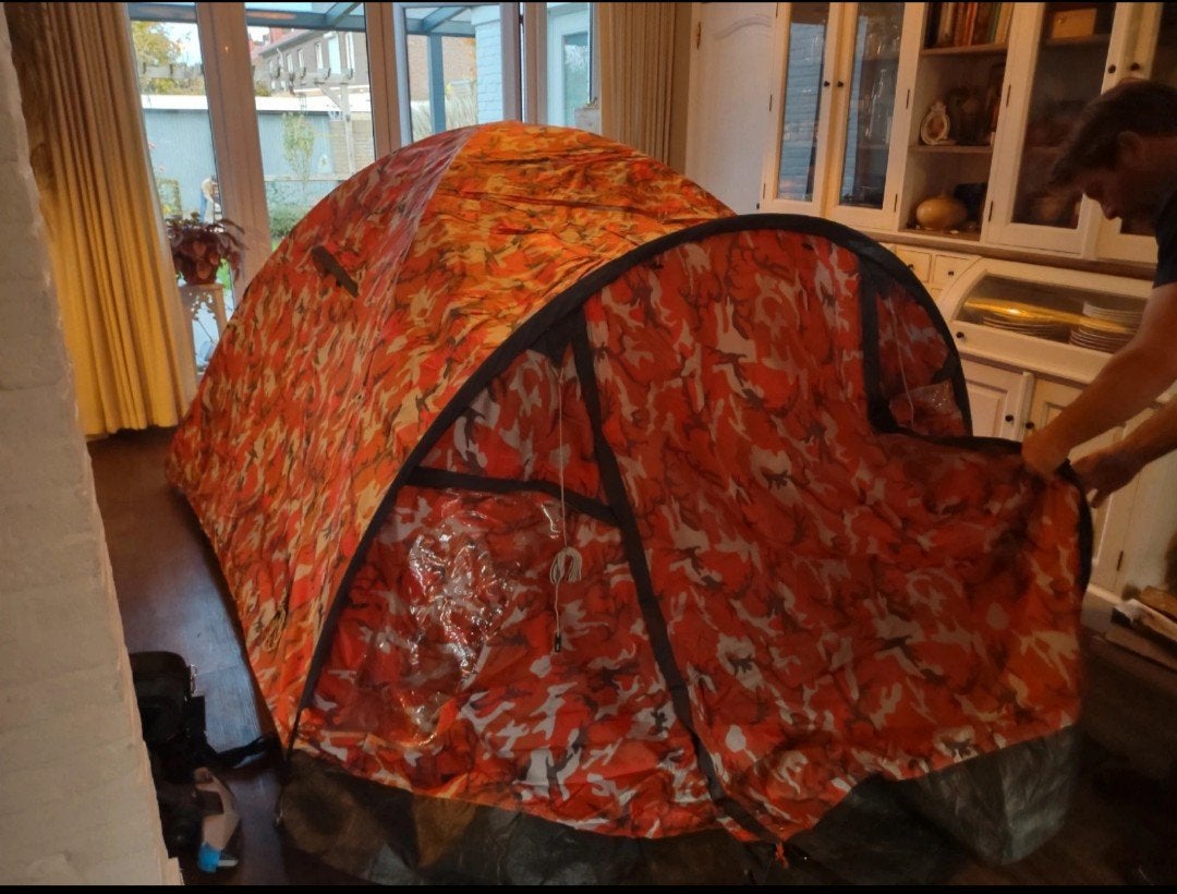 Nieuwe Wildebeast tent met extra luifel en grondzeil, Ophalen of Verzenden, Tot en met 4