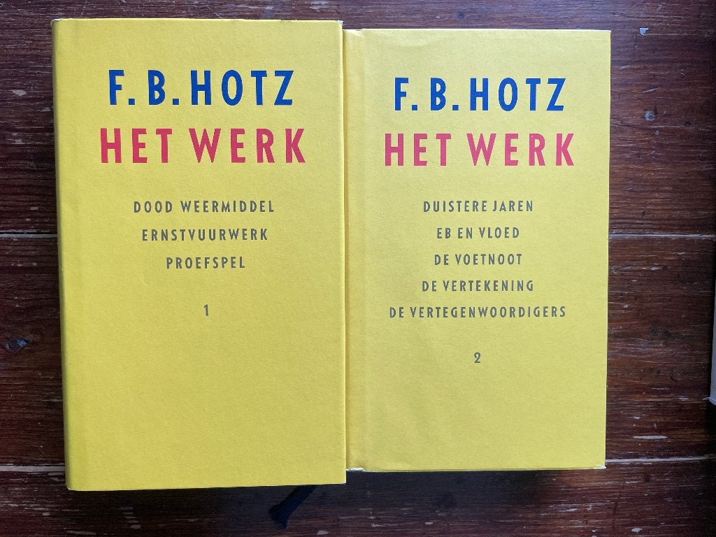 F.B. Hotz Het werk 2 delen 1997 hardcover nieuw, F.B. Hotz, Nieuw, Ophalen of Verzenden, Nederland