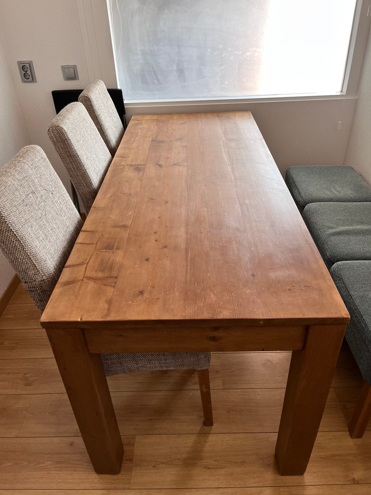 Tafel 180x75, Huis en Inrichting, Tafels | Eettafels, Ophalen, 50 tot 100 cm, Zo goed als nieuw, Vijf personen of meer
