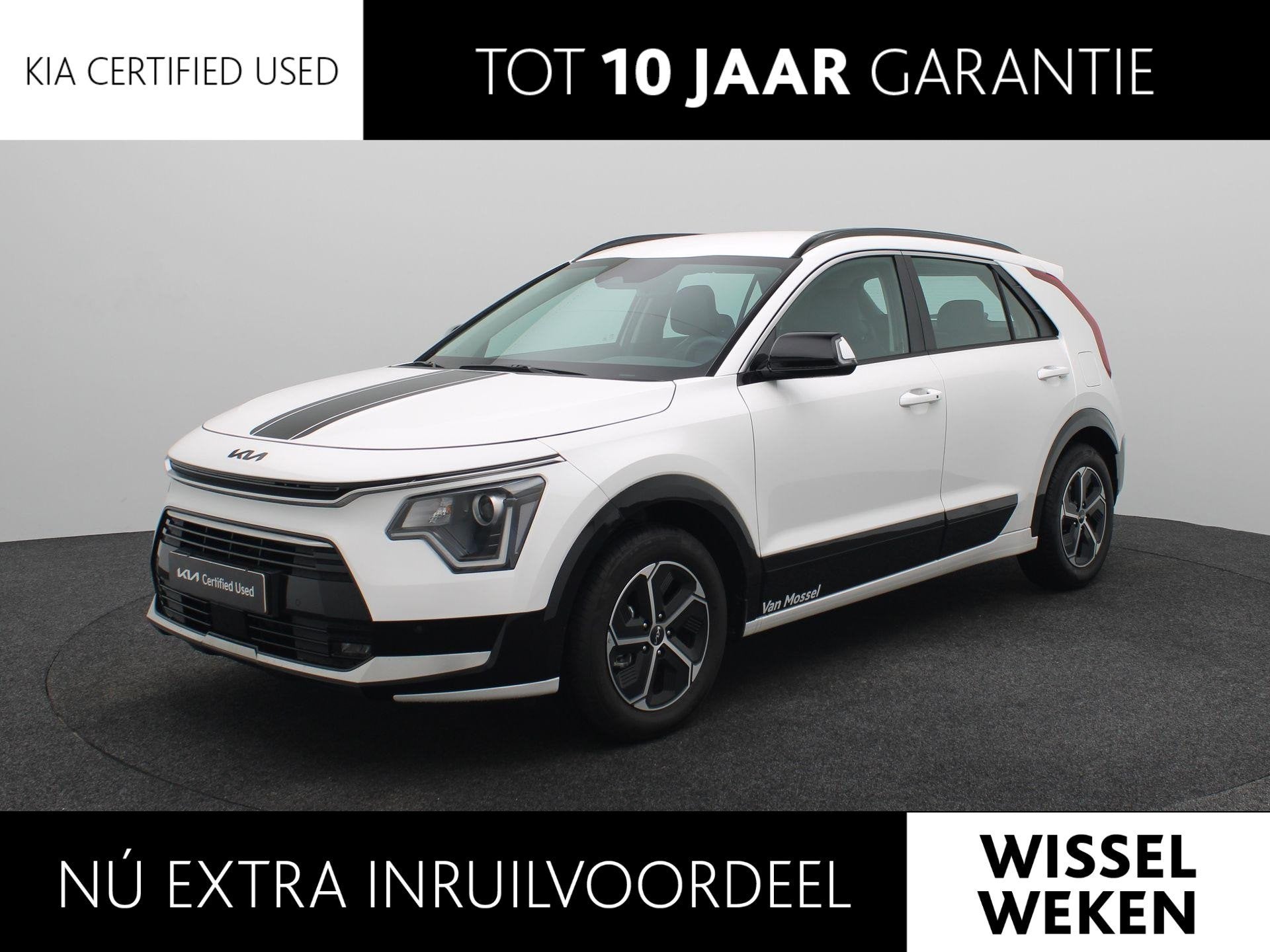 Kia Niro 1.6 GDi Hybrid DynamicLine | NAVIGATIE | CAMERA | P, Auto's, Gebruikt, Euro 6, 129 pk, Leder en Stof