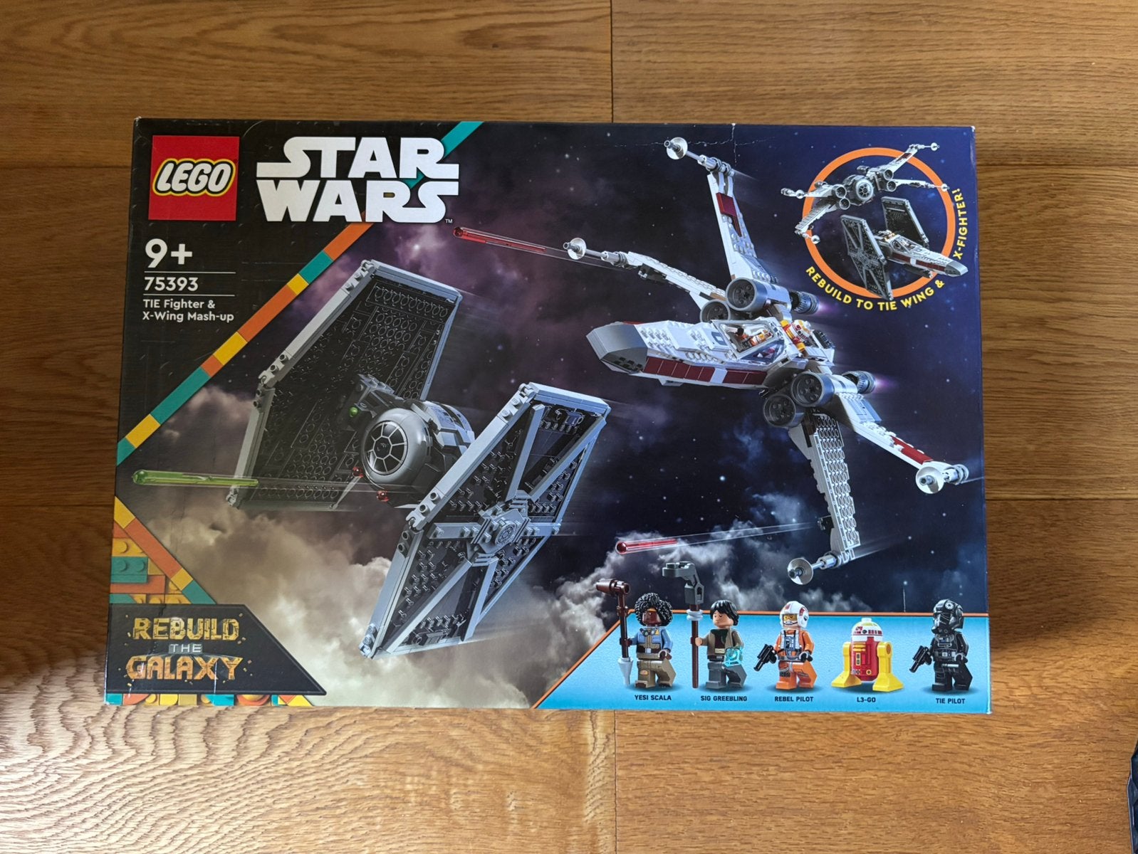 Lego Star Wars 75393 Tie Fighter & X-Wing mash up, Star Wars, Nieuw, Ophalen of Verzenden, Complete set