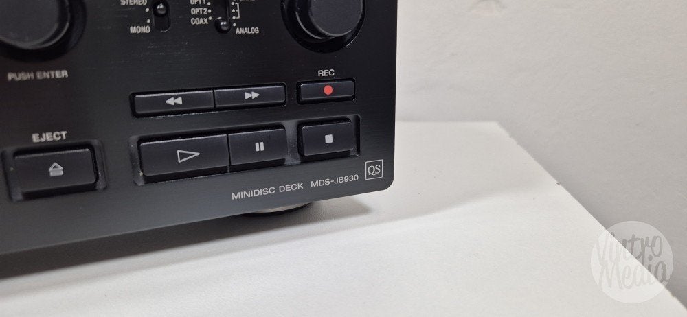 Sony MDS-JB930 QS Minidisc Speler | Minidisk Recorder | MD, Ophalen of Verzenden, Minidisc-recorder