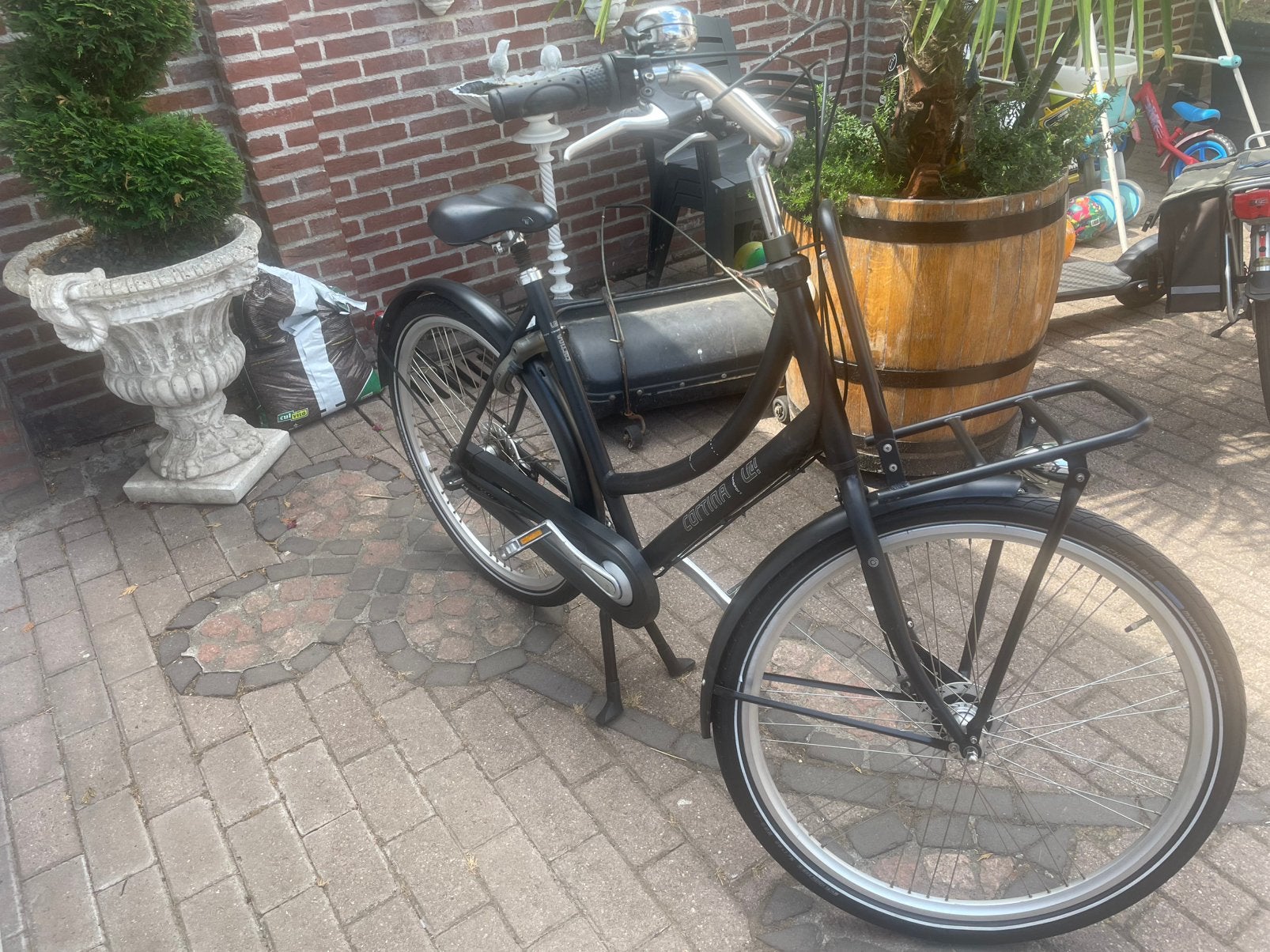 Cortina U4 transportfiets schoolfiets Stationsfiets, 56 cm of meer, Ophalen, Zo goed als nieuw, Versnellingen