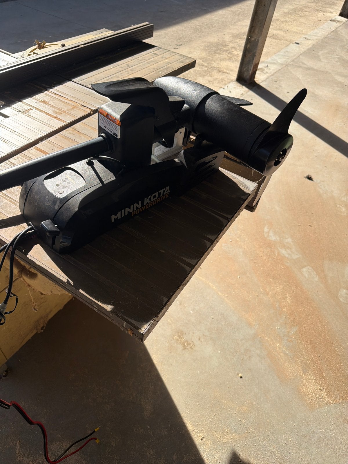Minn Kota Powerdrive elektrische buitenboordmotor, Ophalen, Gebruikt, Motor en Techniek