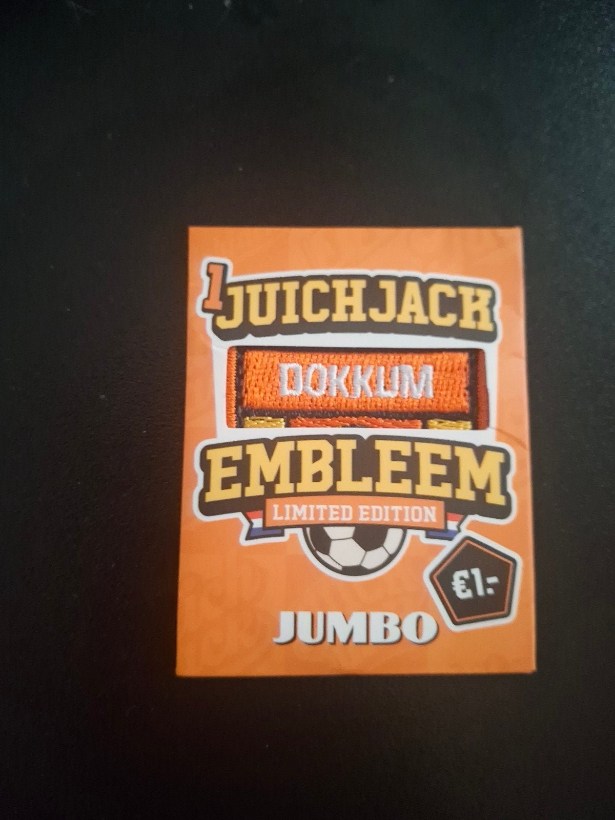 Jumbo juich embleem Dokkum, Jumbo, Ophalen of Verzenden