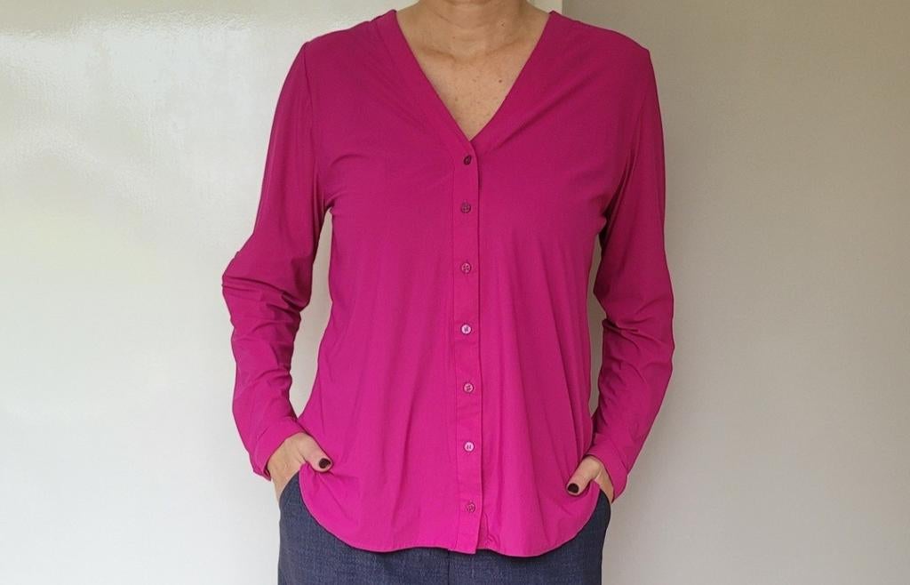 Studio Anneloes Evi blouse M Fuchsia roze Travelstof top, Kleding | Dames, Blouses en Tunieken, Maat 38/40 (M), Studio Anneloes