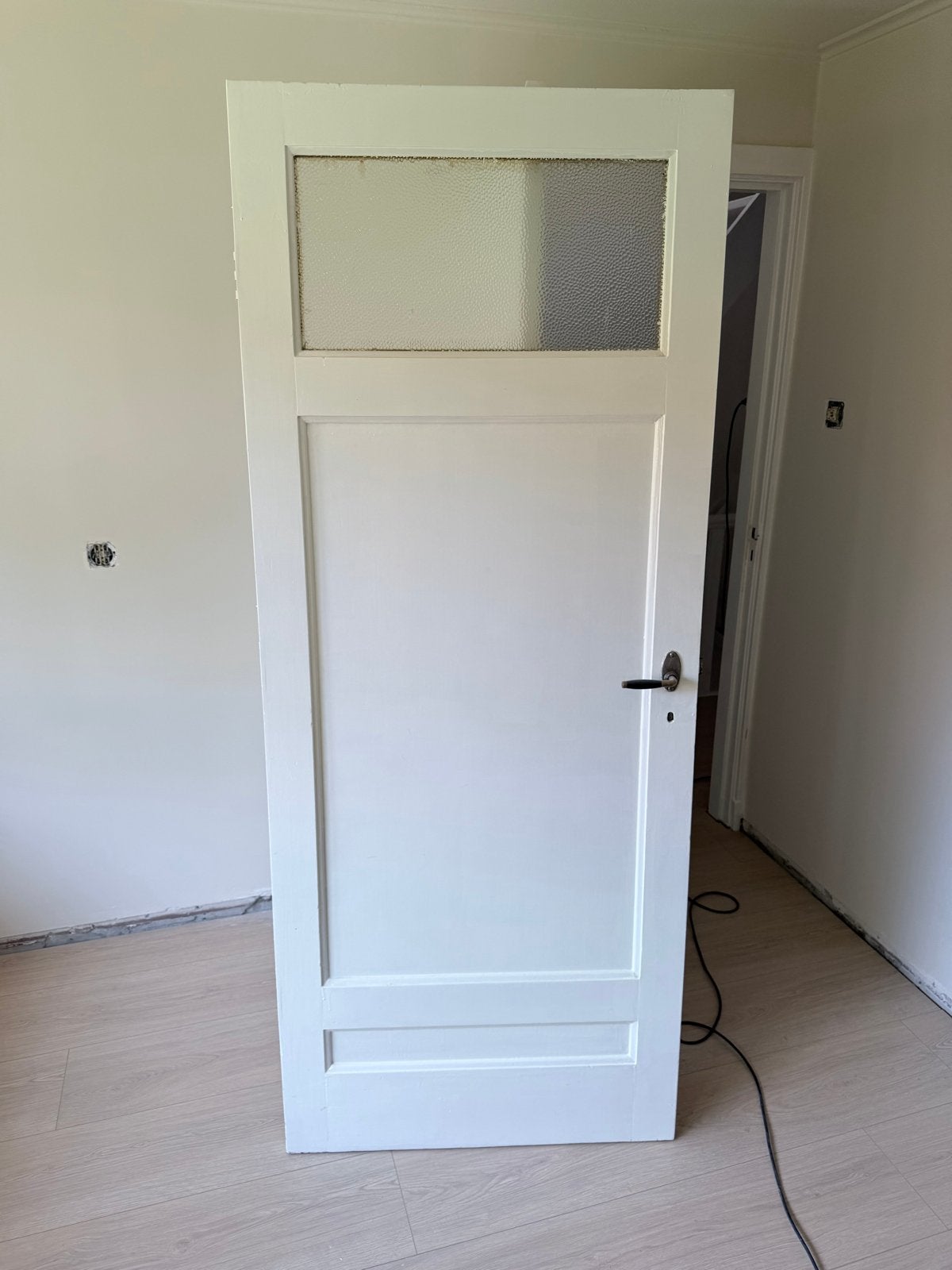 Originele houten binnendeur jaren '30 (202x82x3.5cm), Ophalen, Gebruikt, 80 tot 100 cm, Binnendeur