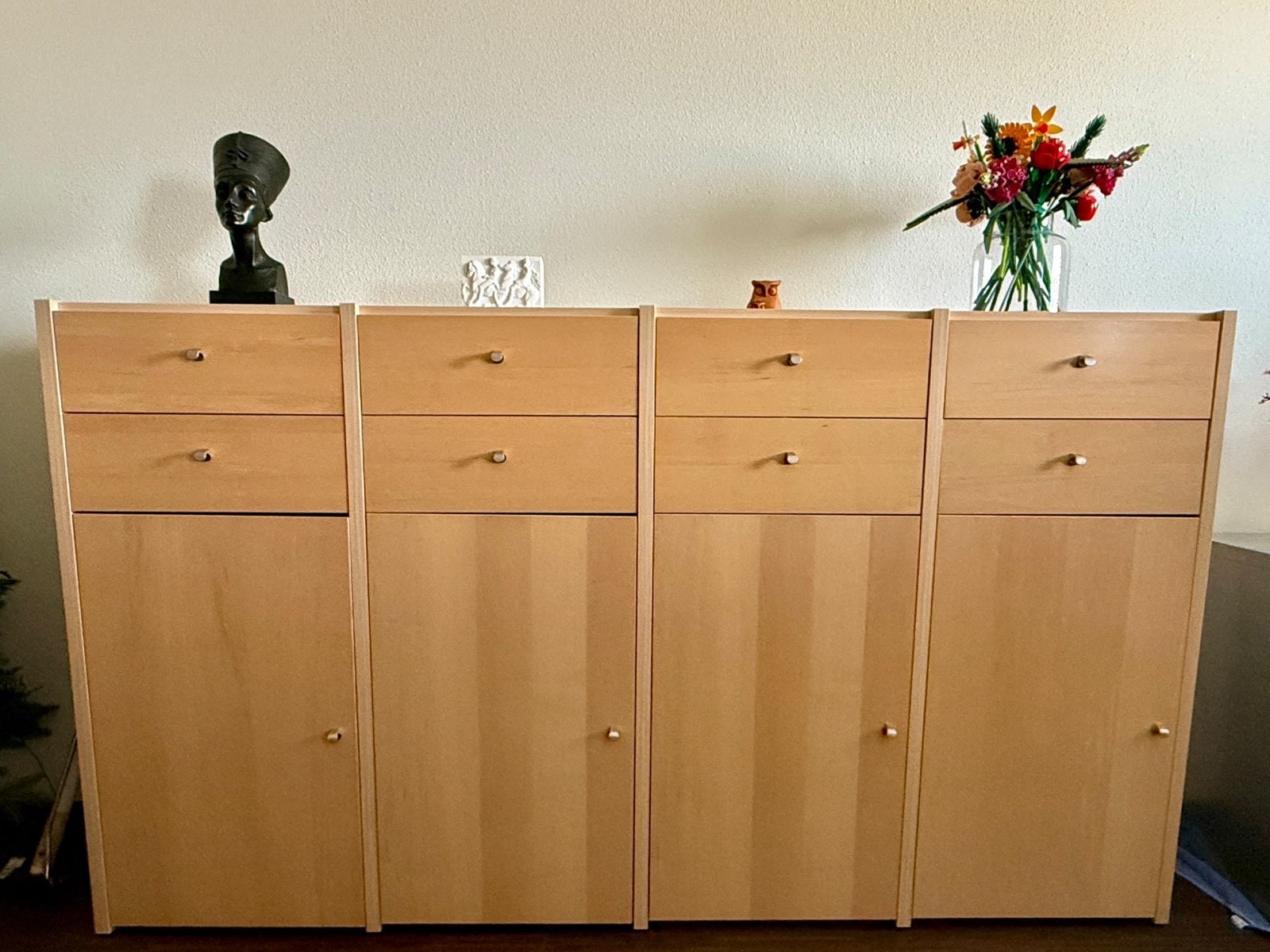 Dressoirkast - Beuken fineer - 193x110x40 cm, Ophalen, Gebruikt