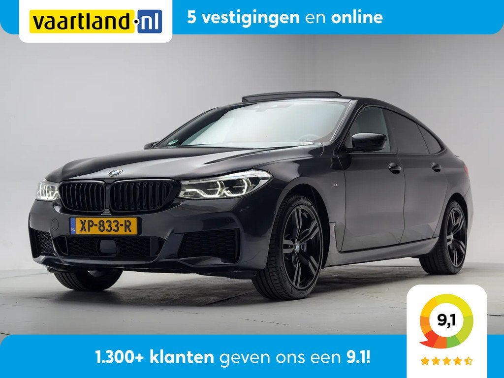 BMW 6 Serie GT 640i xDrive M Sport [ Pano Soft-close Massage, Auto's, BMW, Automaat, 340 pk, Leder, Bedrijf