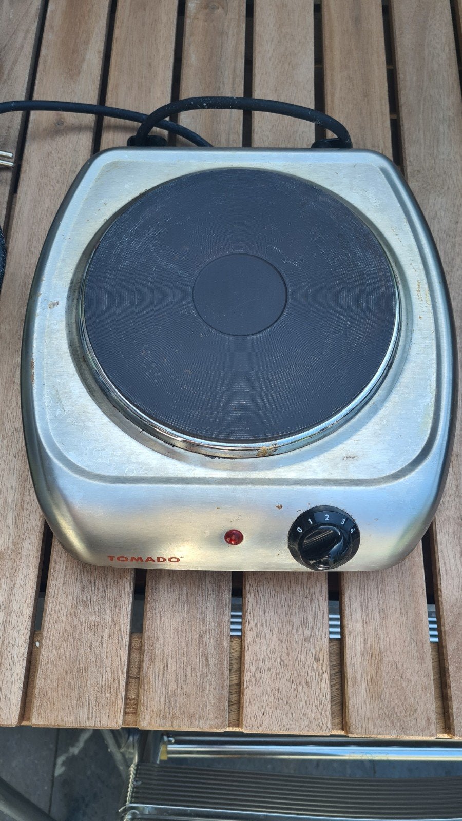 Tomado 1-pits elektrische kookplaat - Compact en Draagbaar, Ophalen of Verzenden