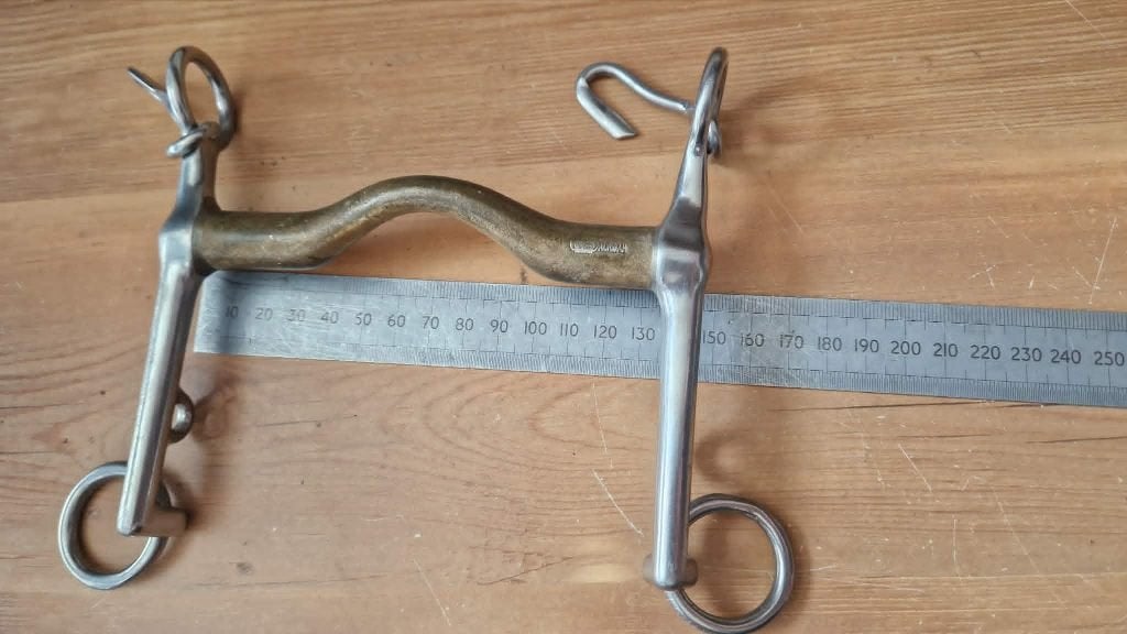 Sprenger Weymouth stangbit – aurigan mondstuk – 12,5 cm, Sprenger, Gebruikt, ., Ophalen of Verzenden