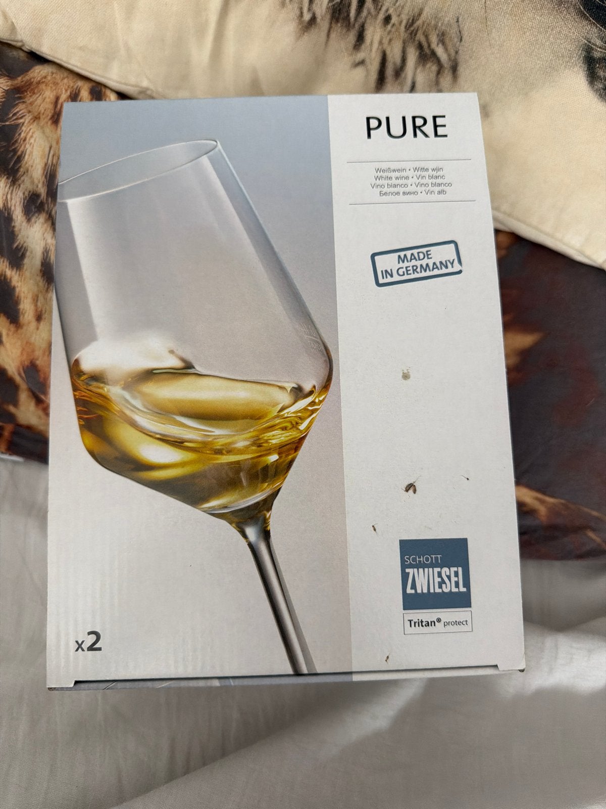 Schott Zwiesel Pure Witte Wijnglazen - Set van 2 heb er meer, Nieuw, Ophalen of Verzenden, Overige merken, Glas