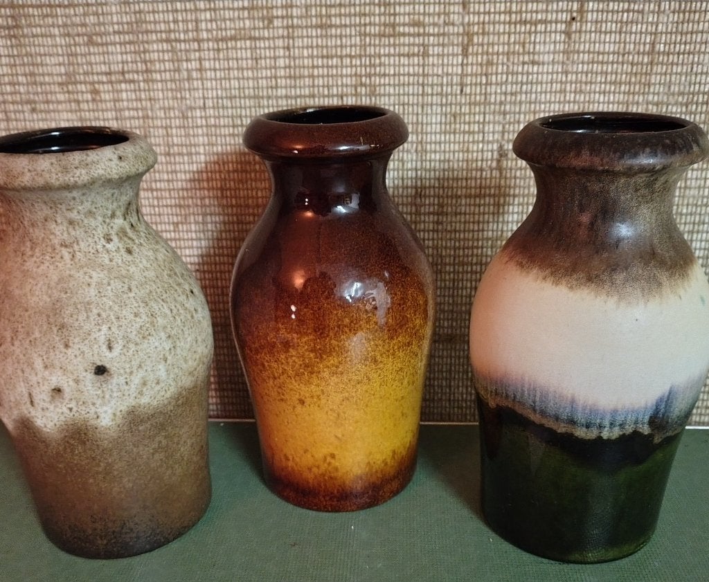 3 vazen van Scheurich Keramik 208-21, Ophalen of Verzenden