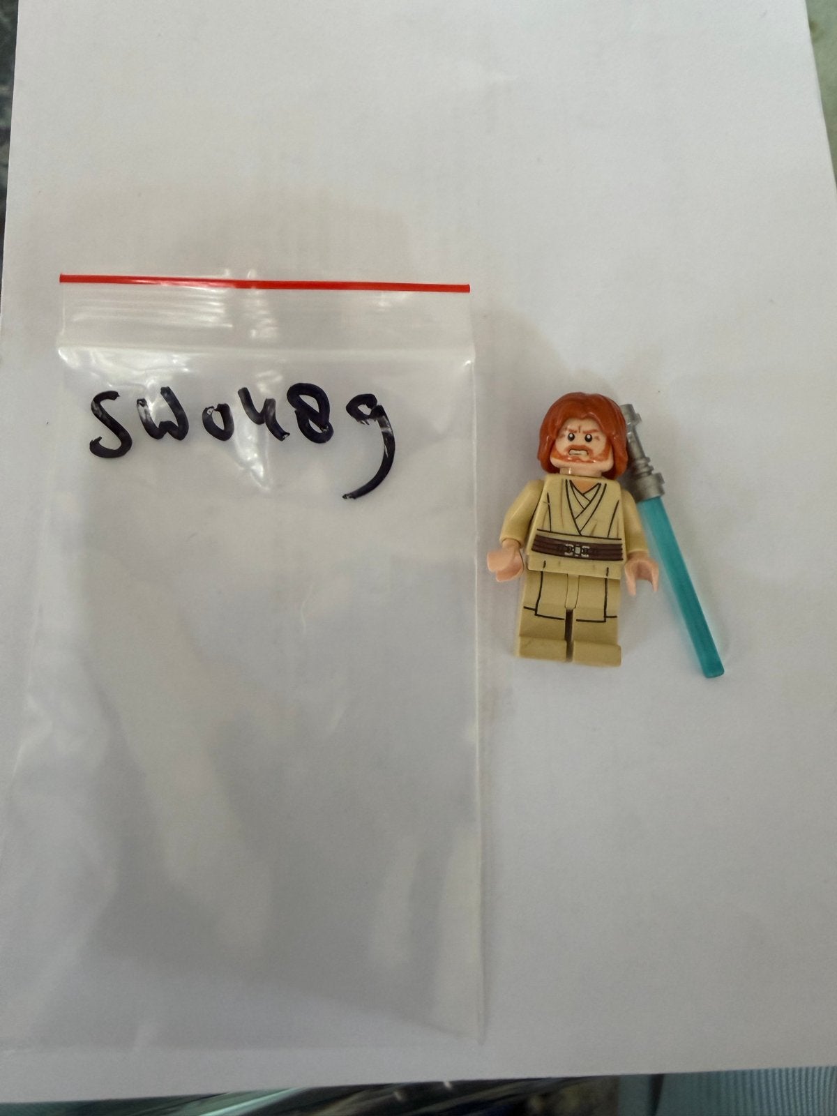 LEGO Star Wars SW0489 Obi-Wan Kenobi minifiguur, Ophalen of Verzenden, Zo goed als nieuw