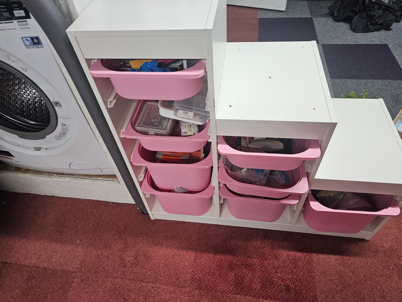 IKEA Trofast opbergkast met roze bakken, Ophalen of Verzenden