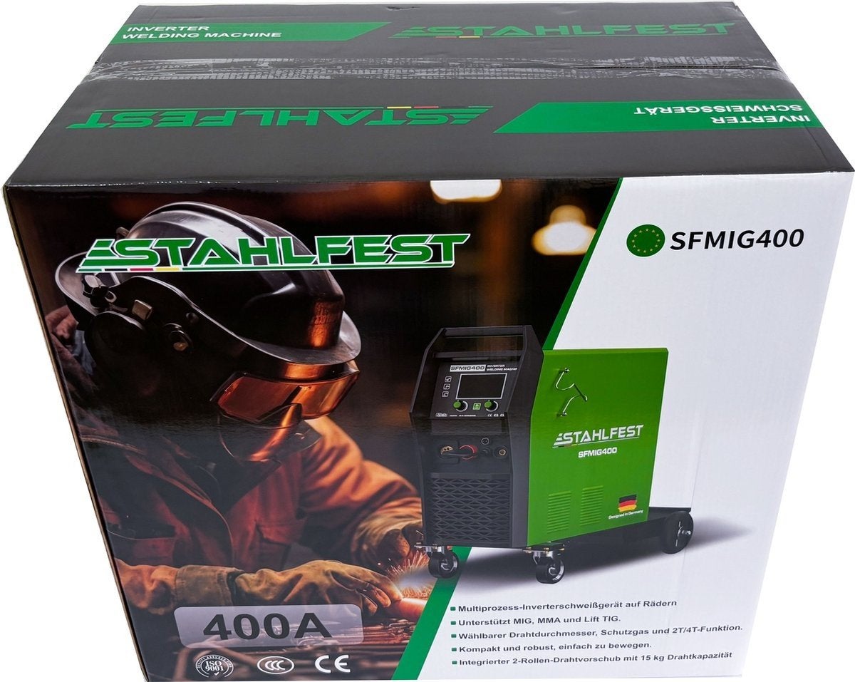 Nieuwe Stahlfest SFMIG400 Inverter Lasapparaat 400A, Doe-het-zelf en Verbouw, Ophalen, Nieuw, 250 ampère of meer, Inverter