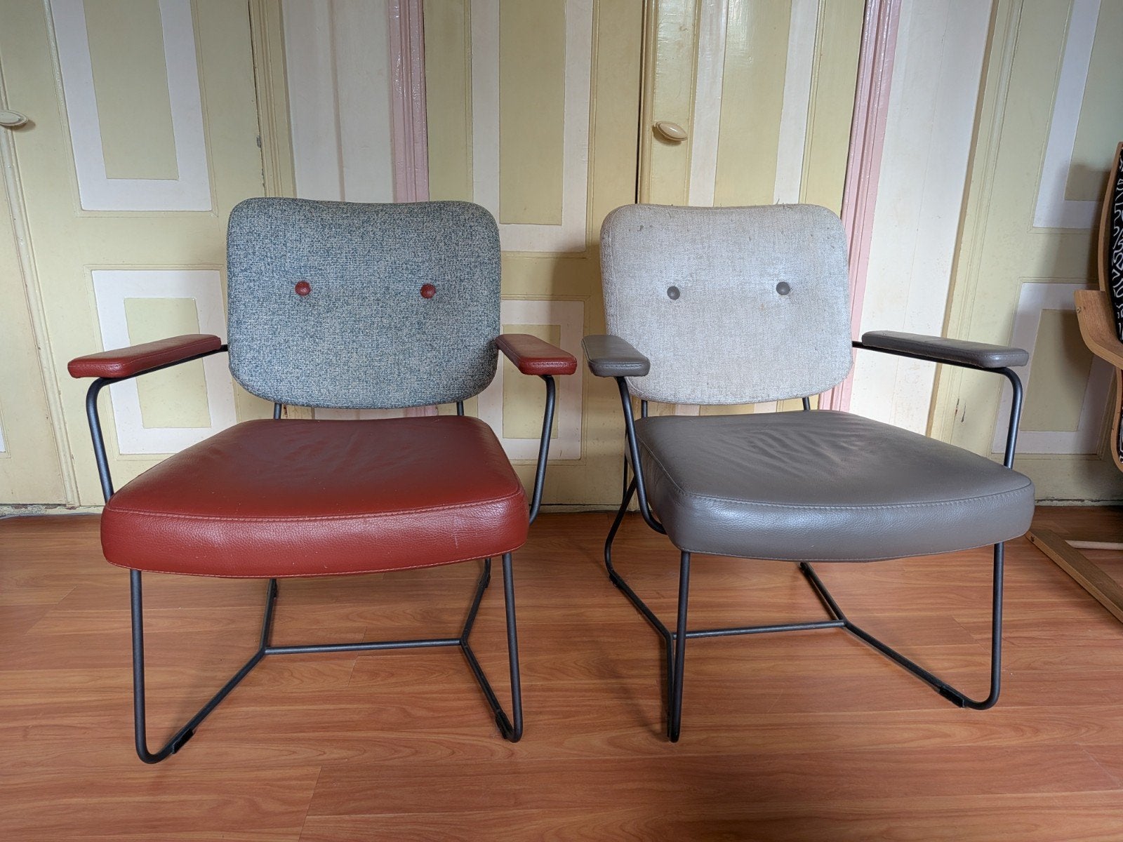 Bert Plantagie Kiko woonkamer design stoelen met gebruikerss, Ophalen, Gebruikt, Twee