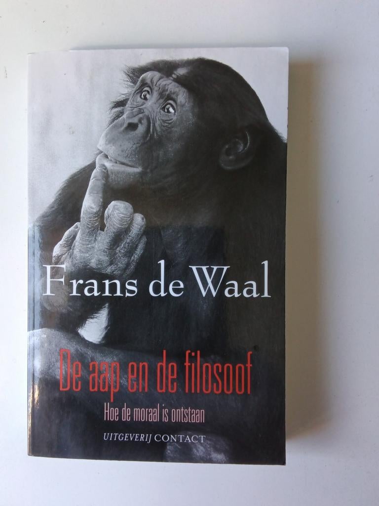 De aap en de filosoof - Frans de Waal, Boeken, Ophalen of Verzenden, Gelezen, Wijsbegeerte of Ethiek, Frans de Waal
