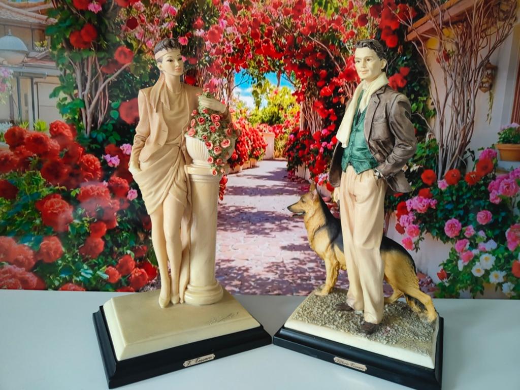 Elegante Vittorio Tessaro Beelden – Klassieke Set, Ophalen of Verzenden