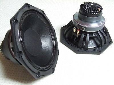 Monacor SP-310CX [8Ω+8Ω] [10inch Coaxiaal] 4 stuks, Audio, Tv en Foto, Overige typen, Zo goed als nieuw, Ophalen, 150 watt of meer