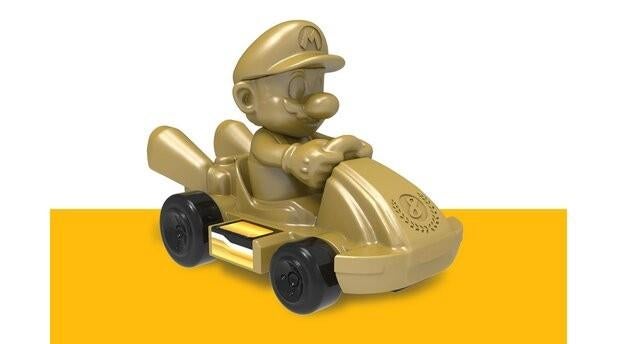 Gouden Mario Kart Figuur - McDonald's Happy Meal, Ophalen of Verzenden, Nieuw