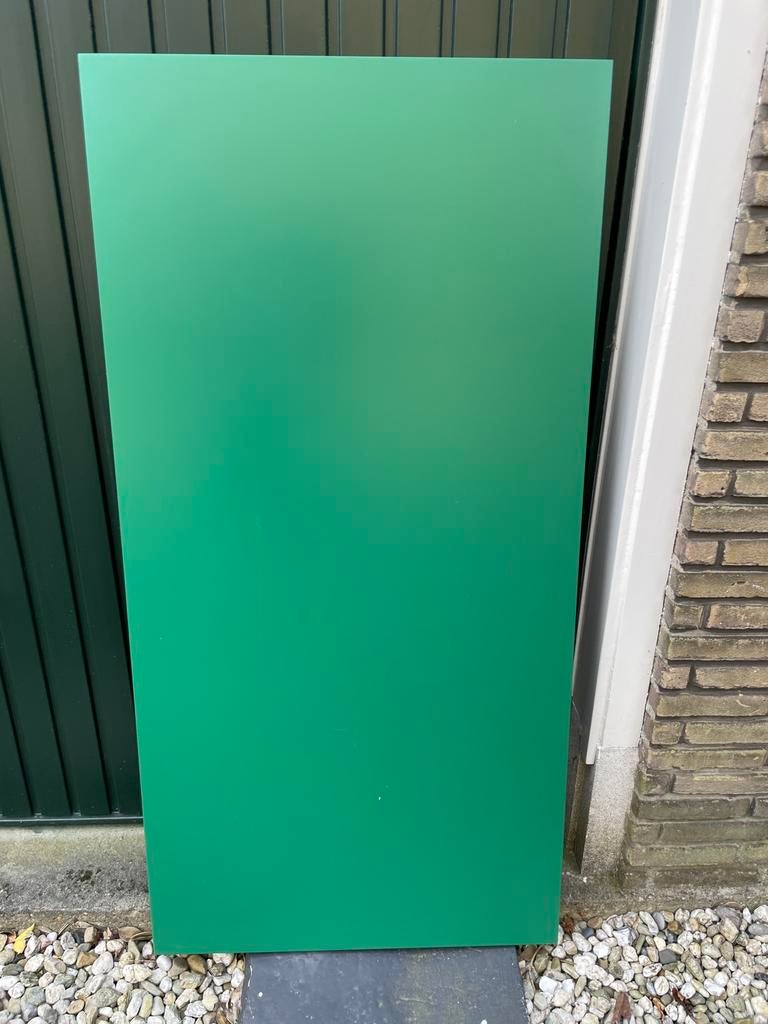 Groen tafelblad 75 x 150 cm van Ikea, Ophalen, Gebruikt, 100 tot 150 cm, 50 tot 100 cm