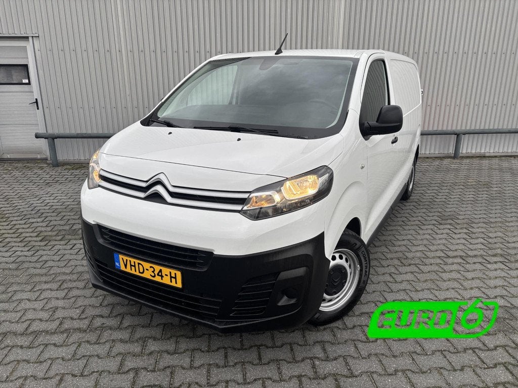 Citroen Jumpy 1.5 BlueHDI 100*AIRCO*CRUISE*3PERS.*BLUETOOTH, Auto's, Bestelauto's, Voorwielaandrijving, Stof, 4 cilinders, Citroën