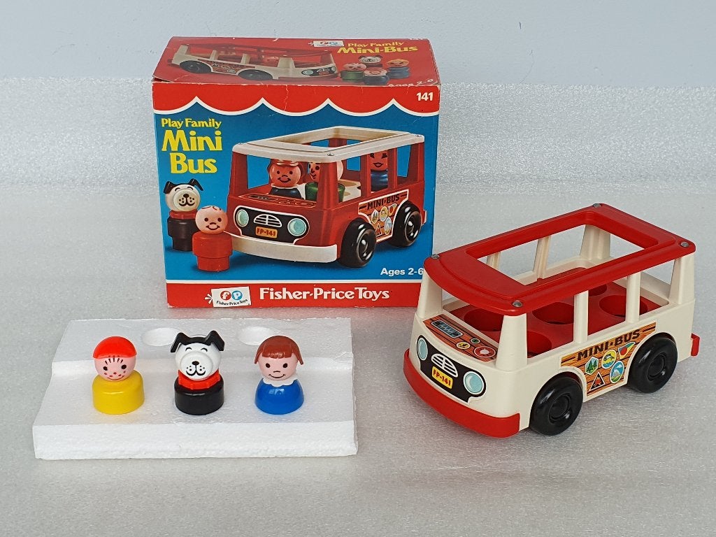 Fisher-Price 141: Mini-bus, Ophalen of Verzenden, Gebruikt, Speelset