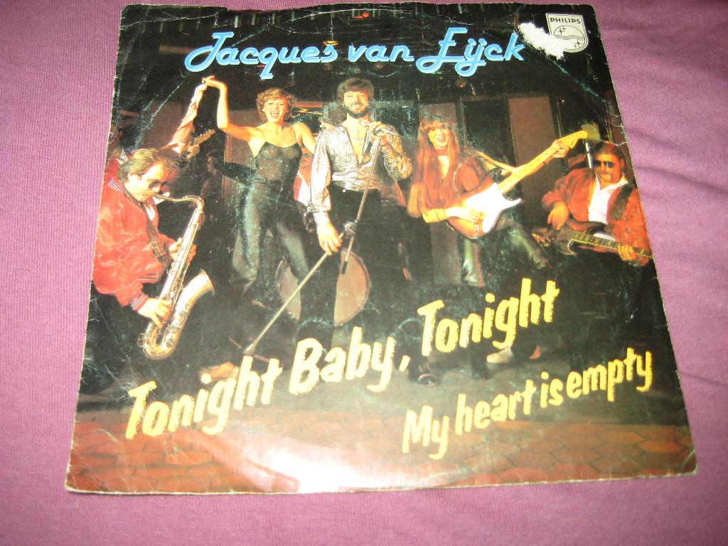 Jacques van Eyck: Tonight Baby, tonight, Ophalen of Verzenden, Zo goed als nieuw, Pop, Single
